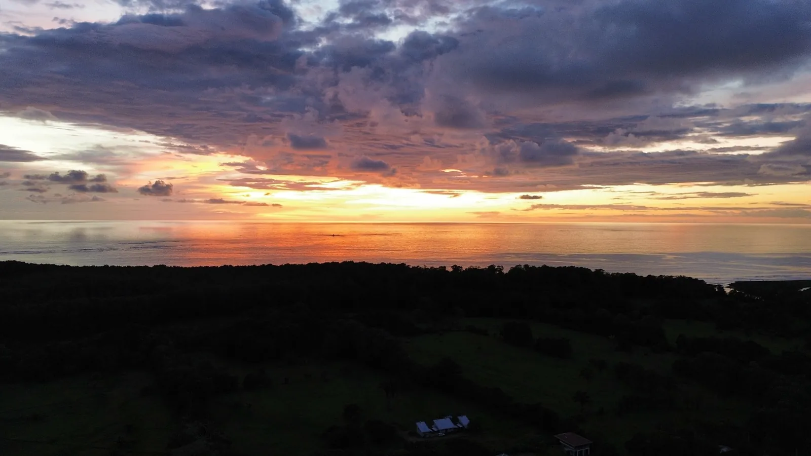 Sunset from above